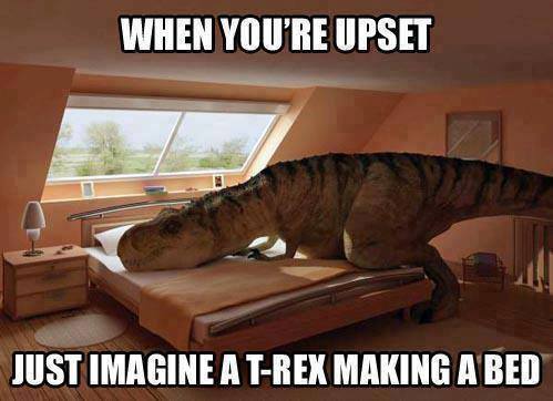 funny-pictures-t-rex-making-a-bed