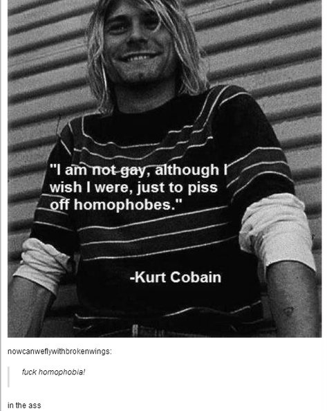 Kurt Cobain on Homophobia