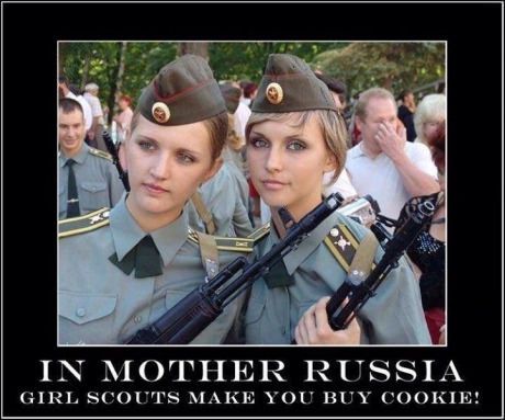 Russian girl scouts