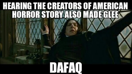 Funny Picture American Horror Story Glee Snape
