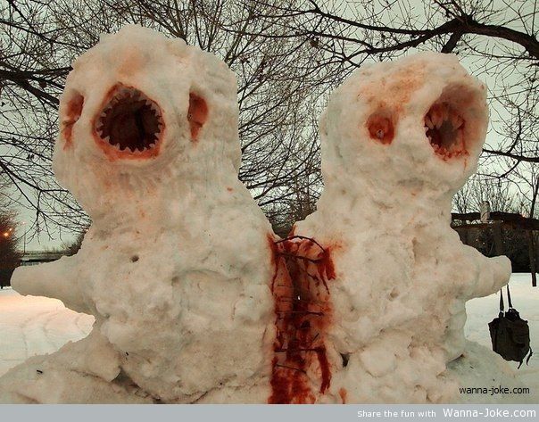 zombie-snowmen