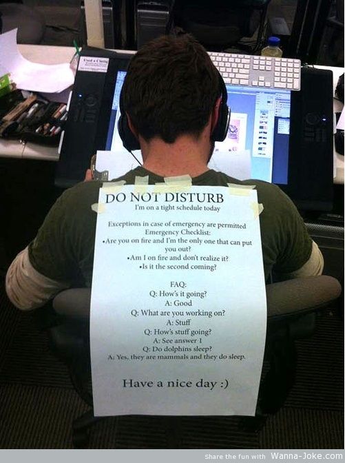 Do not disturb