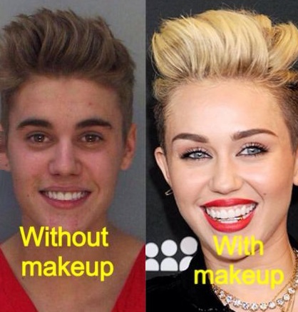 funny-picture-miley-cyrus-justin-bieber-make-up