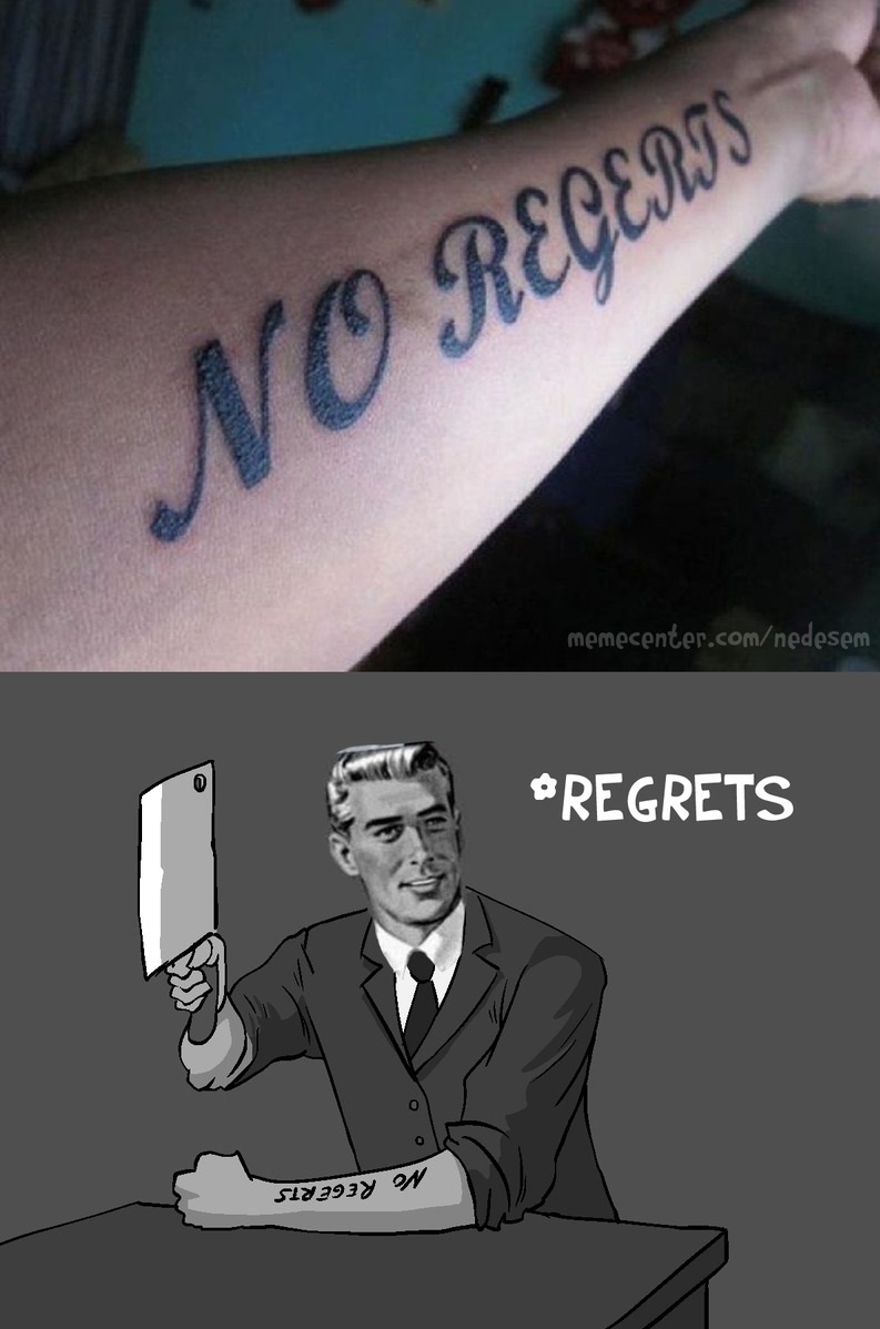 funny-picture-no-regrets-tattoo-fail