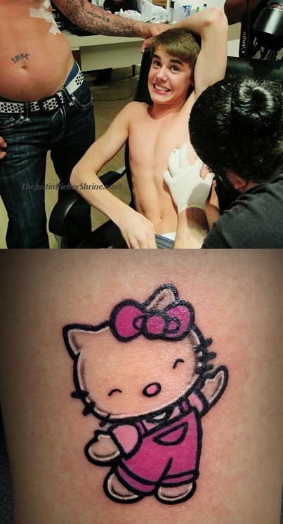 funny-picture-justin-bieber-hello-kitty-tattoo