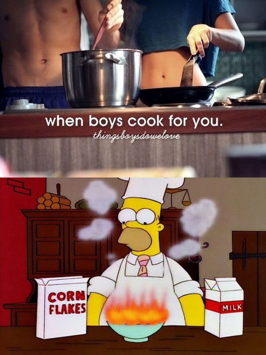 funny-picture-boys-cooking-Homer-Simpson-kitchen-fire