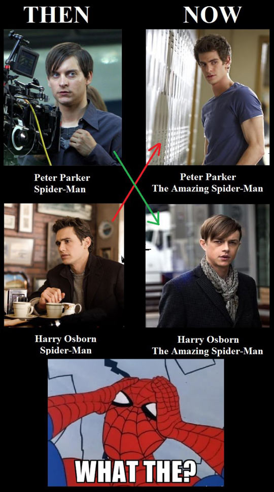 funny-picture-Spiderman-old-movies-new-actors