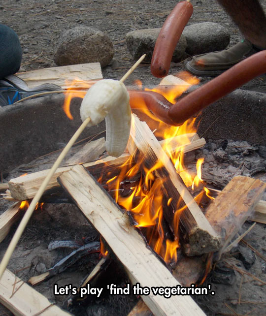 funny-picture-fire-banana-sausage-camping