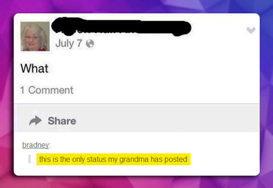 funny-grandmother-Facebook-status