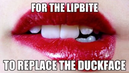 funny-lipbite-duckface-replace