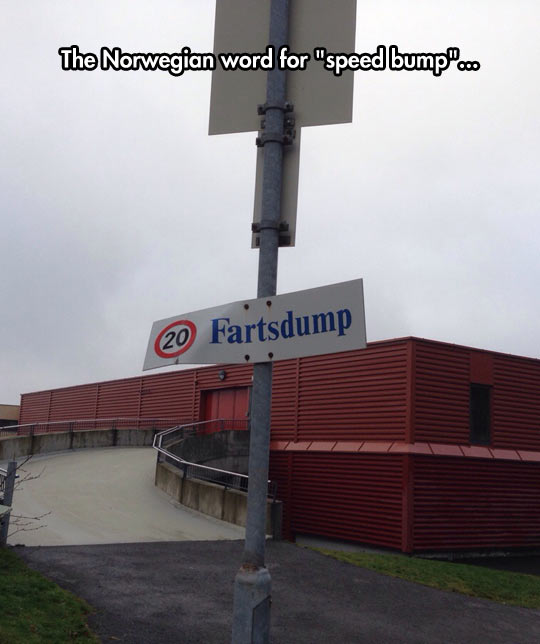 funny-speed-bump-sign-Norwegian