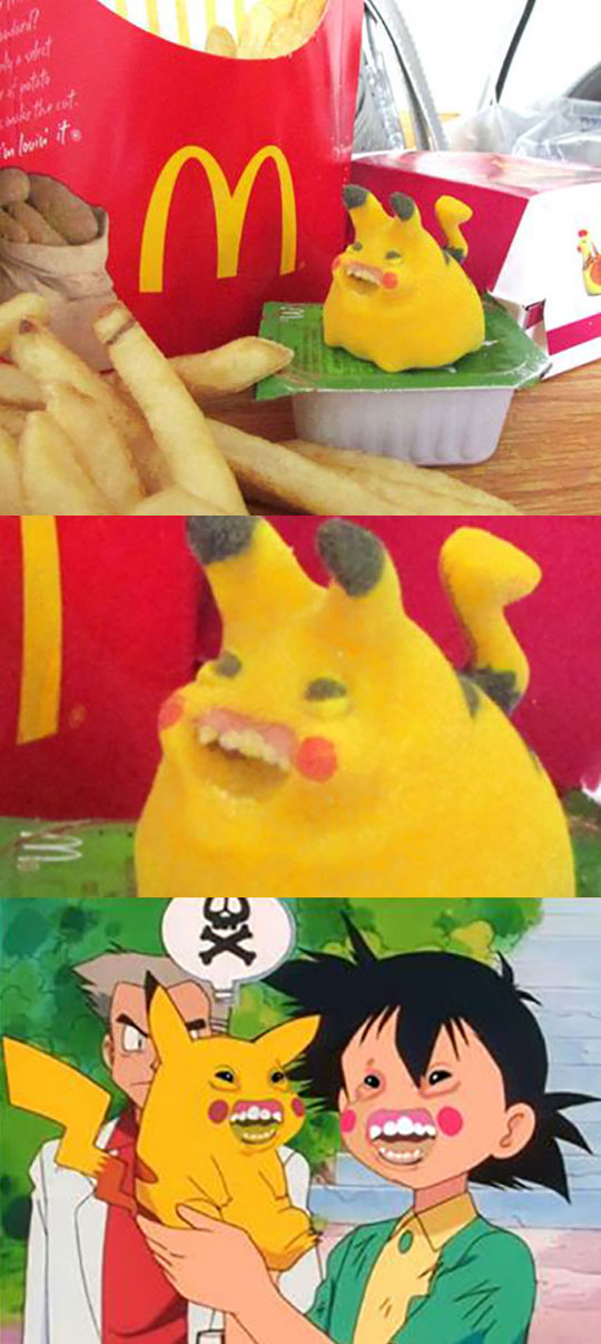 funny-McDonalds-Pikachu-weird-shape