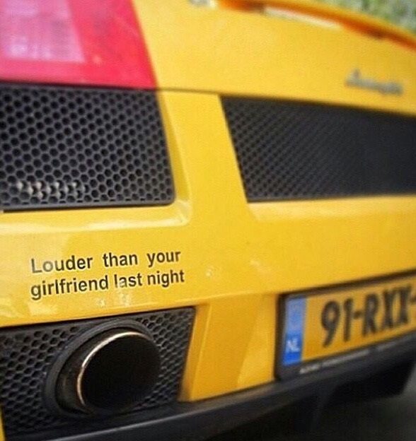 funny-car-louder-sign-girlfriend