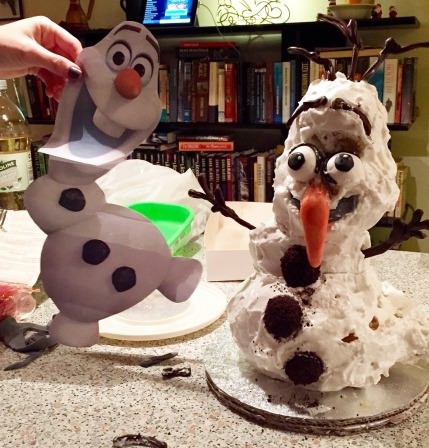 funny-olaf-cake-snowman