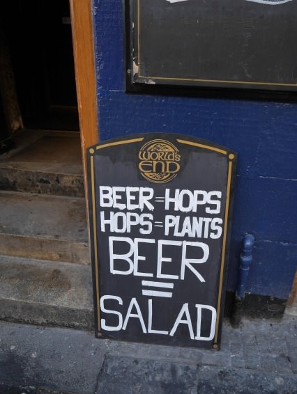 beer-salad-sign-pub