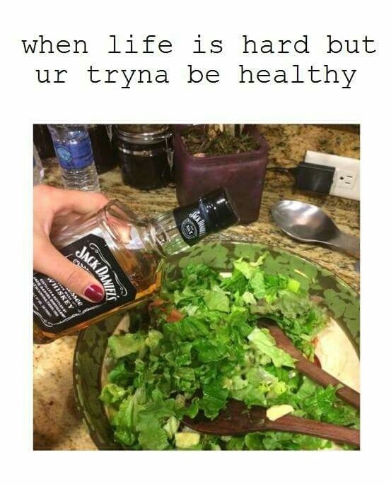 salad-whiskey-healthy
