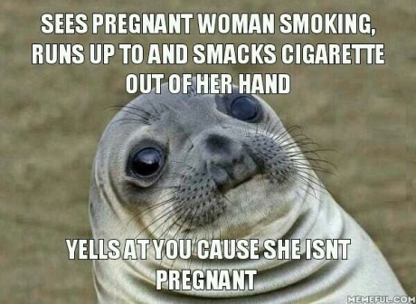 awkward-meme-pregnant-woman