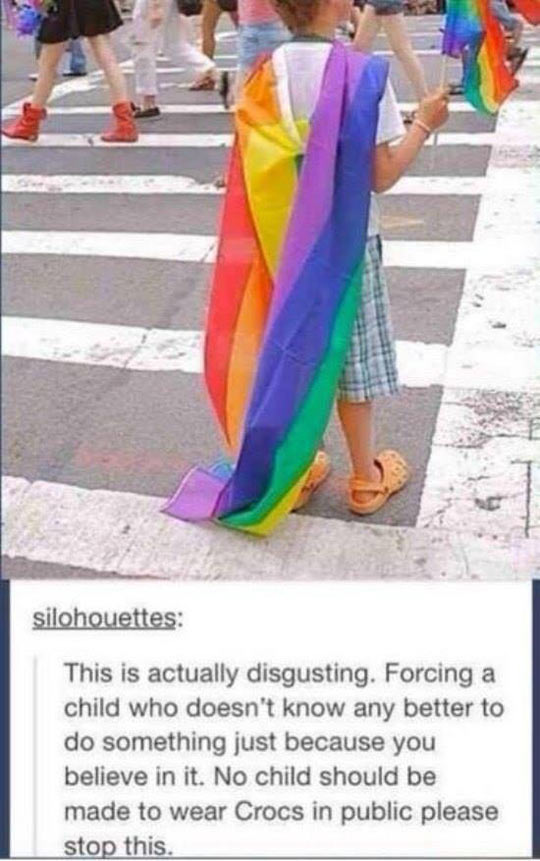 funny-flag-rainbow-protest-street-Crocs
