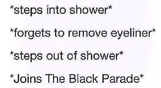 makeup-shower-black-parade