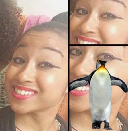 penguin-makeup-girl-liner