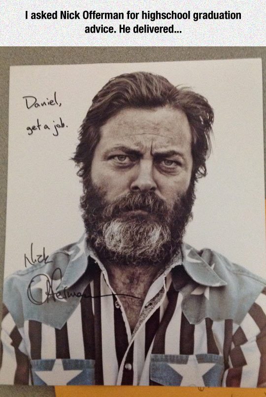 Nick Offerman delivers