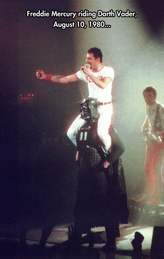 cool-Freddie-Mercury-riding-Darth-Vader-show