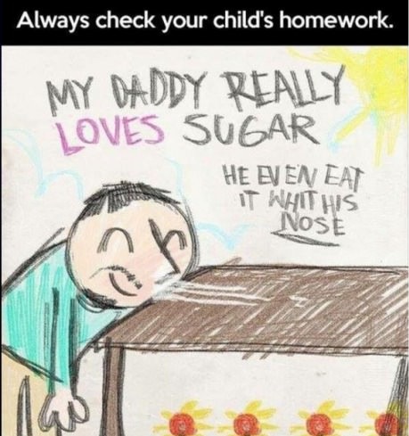 kids-drawing-homework-sugar