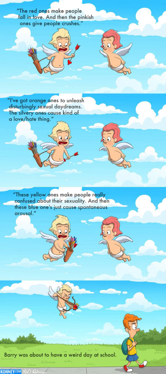 funny-Cupid-angel-arrow-love-comic