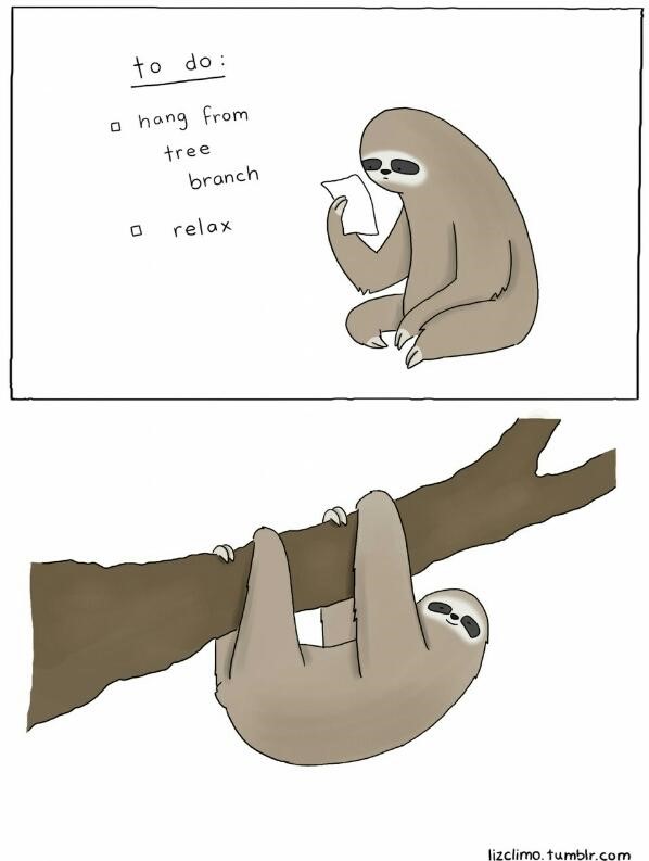 comics-sloth-todo-list