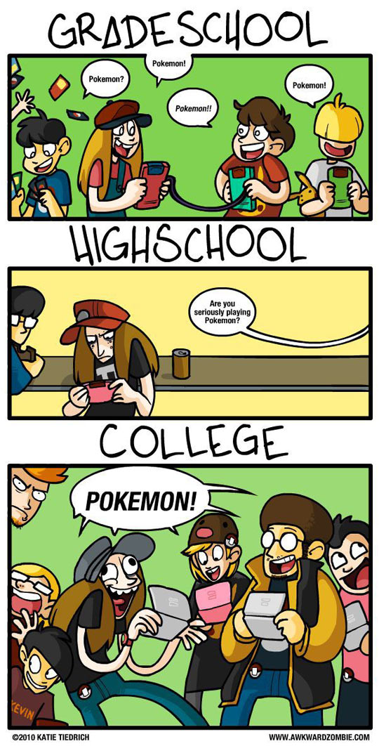 funny-students-playing-Pokemon-comic
