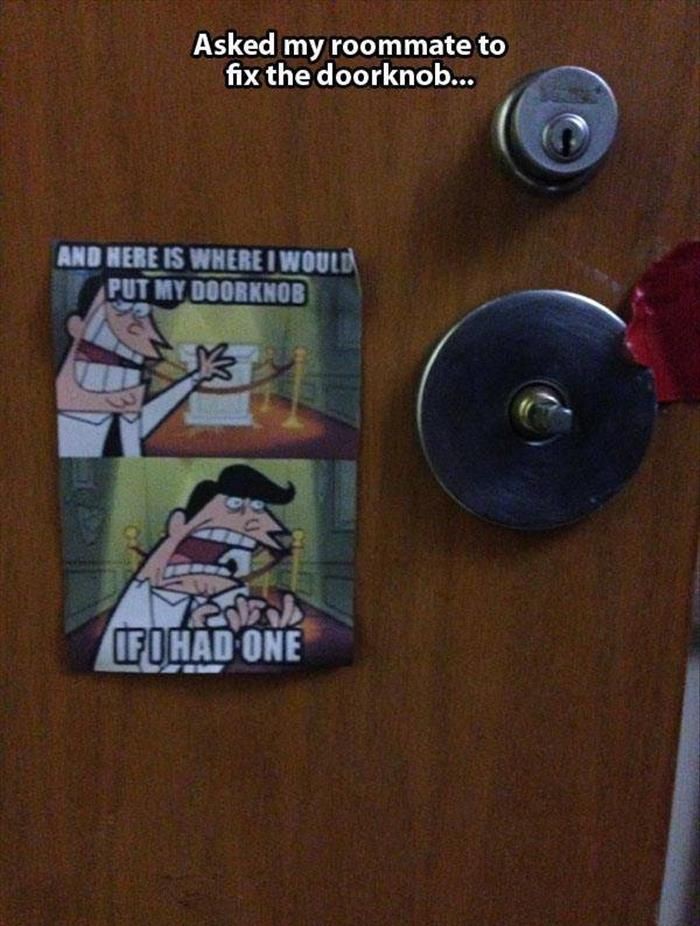 roommate-doorknob-meme