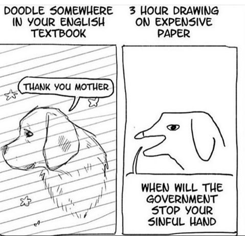 comics-drawing-dog-expensive-paper