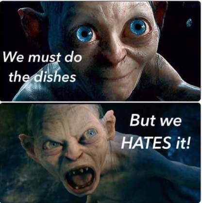 gollum-wash-dishes-memes
