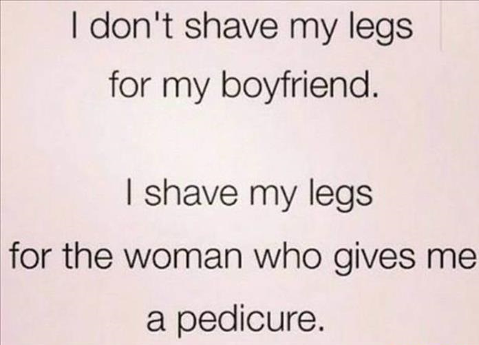 shave-legs-boyfriend-pedicure