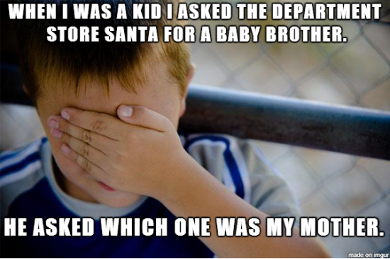 kid-santa-baby-brother-mom