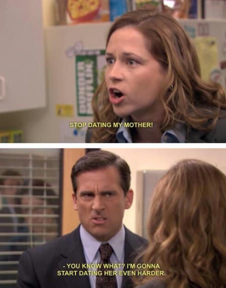 office-michael-pam-dating-mother
