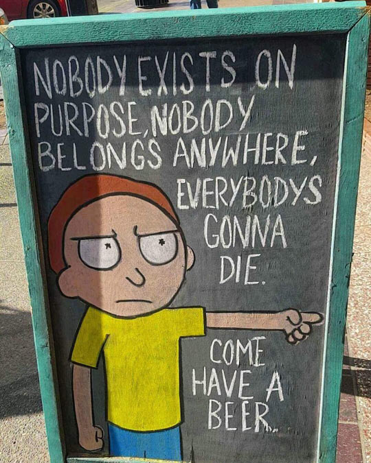 funny-sign-beer-cartoon-Rick-Morty