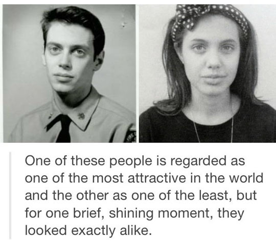 funny-Steve-Buscemi-Angelina-Jolie-old-pic