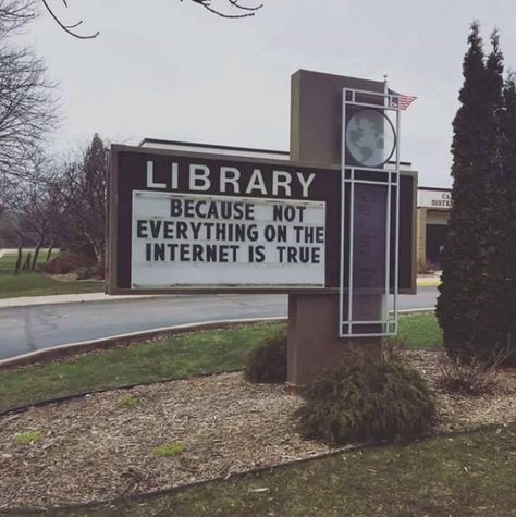 library-internet-lies-sign
