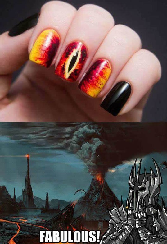funny-nail-art-Lord-Rings