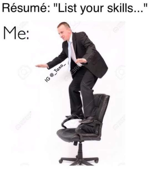resume-skills-riding-chair