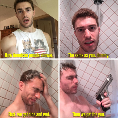 american-people-shower-gun
