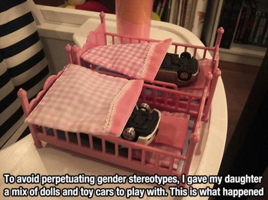 cool-toy-cars-doll-bed
