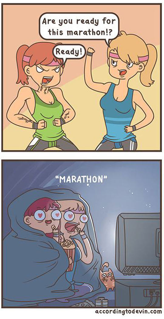cool-friends-marathon-watching-movies