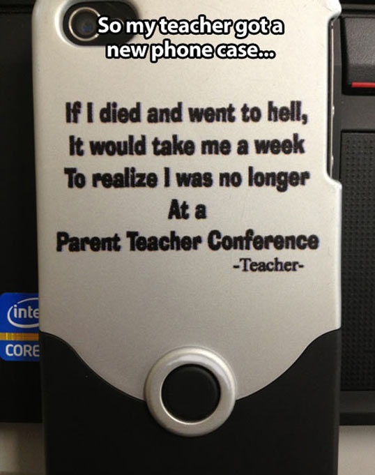 Teacher has had enough