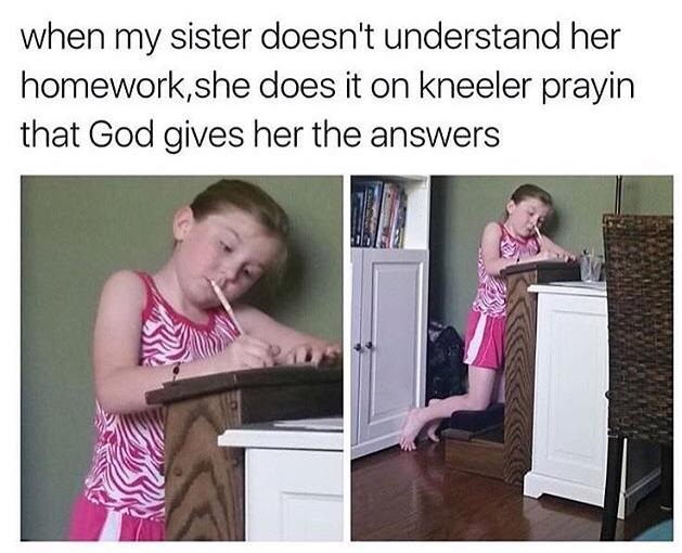 sister-homework-god-pray