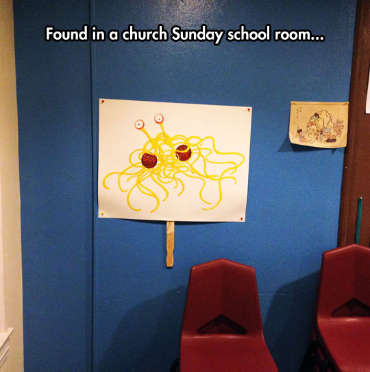 cool-sign-Spaghetti-Meatball-god-church